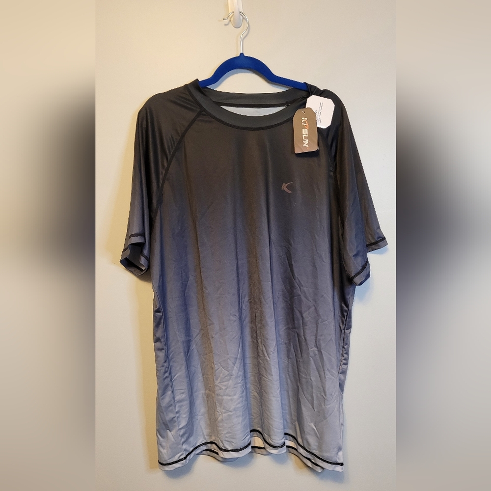 Mens 2X 50spf Swim/Sun Shirt NWT